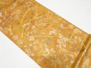 アンティーク　引箔　抽象模様織り出し袋帯（着用可）